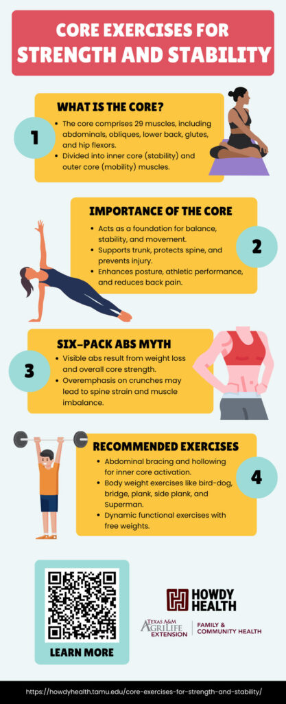 core-exercises-for-strength-and-stability-infographic